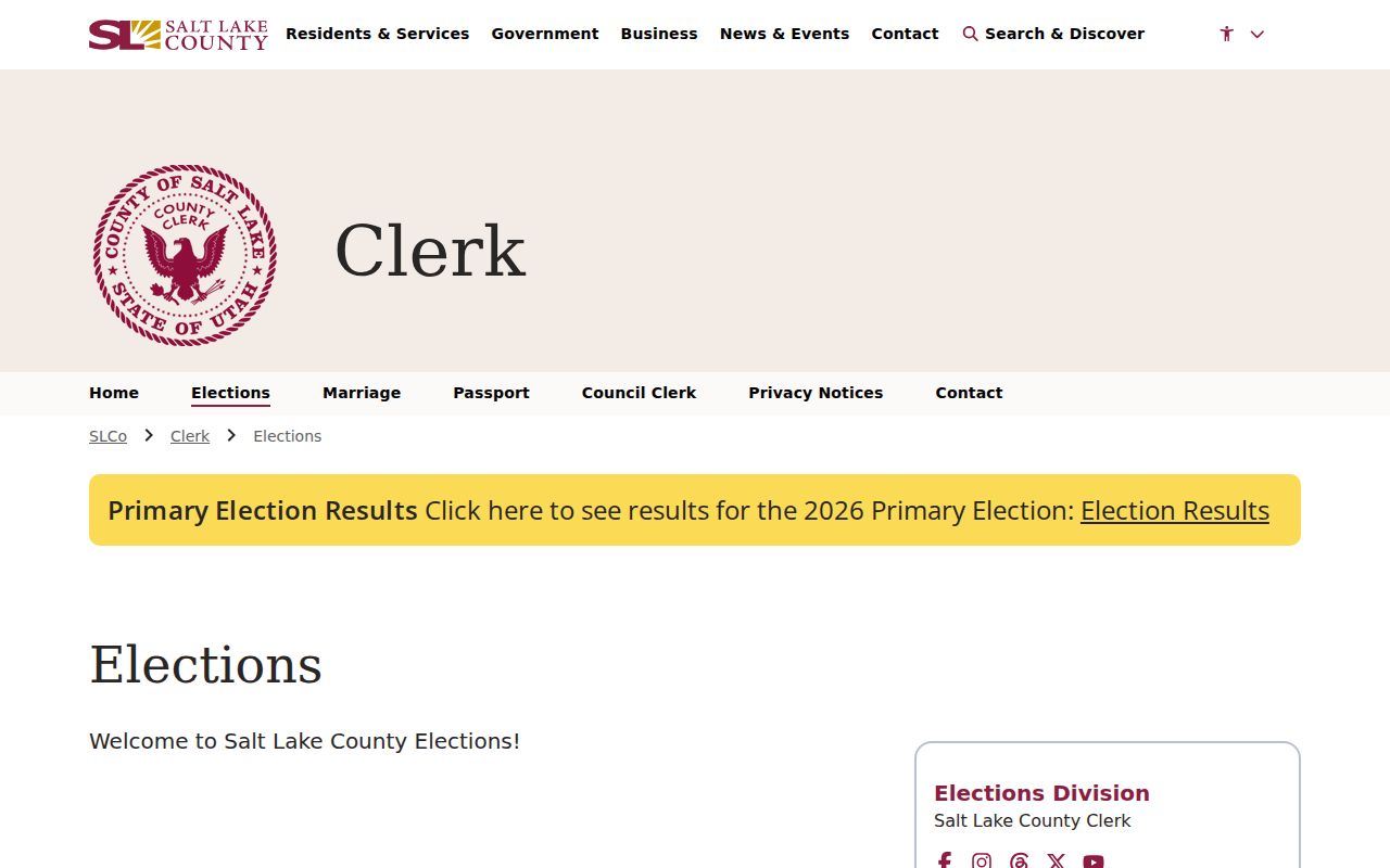Riverton open records access through Salt Lake County Elections